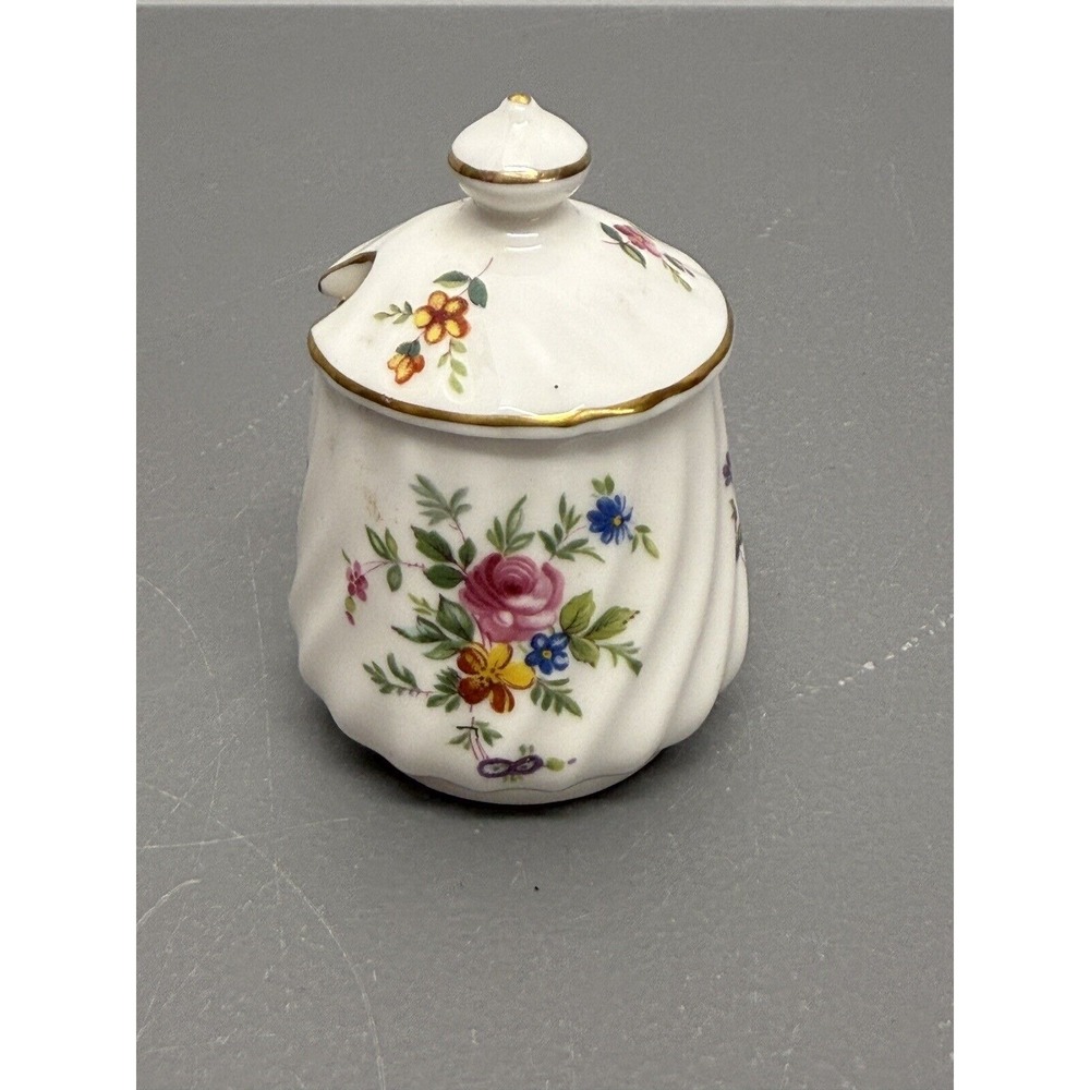Minton Marlow Bone China‎ Salt Pot Without Spoon Vintage English #21